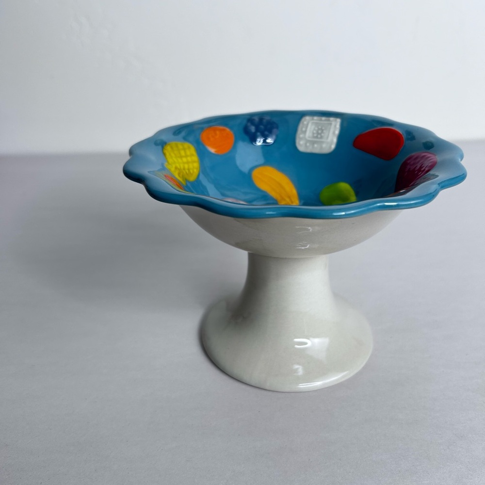 NWOT John Derian Stoneware Candy Dish 2025 Serving Dish Whimsical - Picture 3 of 15
